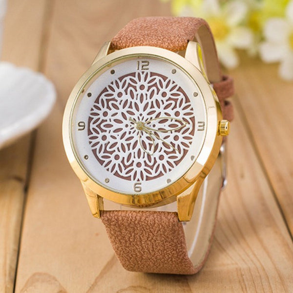 Flower Printed Design Watches
